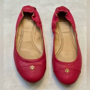 Tory Burch Leather ballet flats Size 7.5 in great condition, clean interior